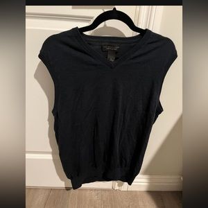 Men’s Bloomingdale’s Blue Merino Wool Sweater Vest Size: L
